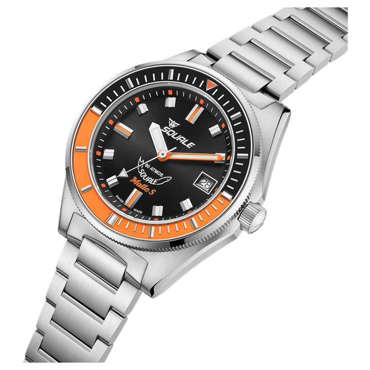 Squale MATICBKOBK.SSBX 600M Black Dial Watch