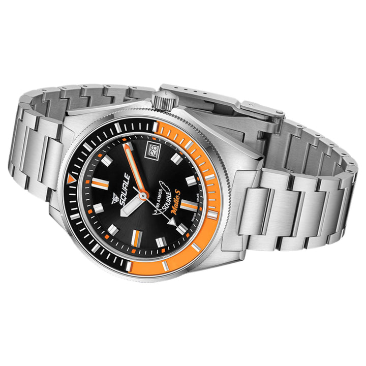 Squale MATICBKOBK.SSBX 600M Black Dial Watch