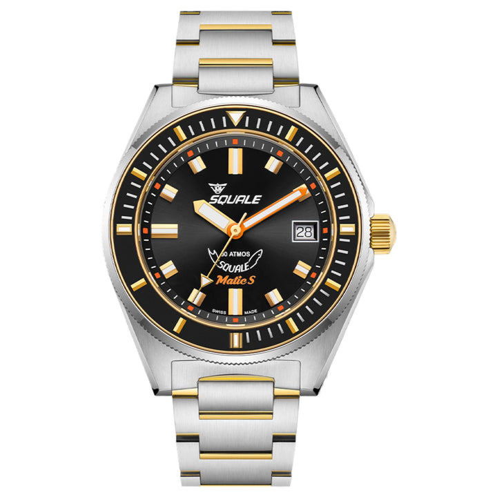 Squale MATICGBKBK.SSBI 600M Black Dial Watch