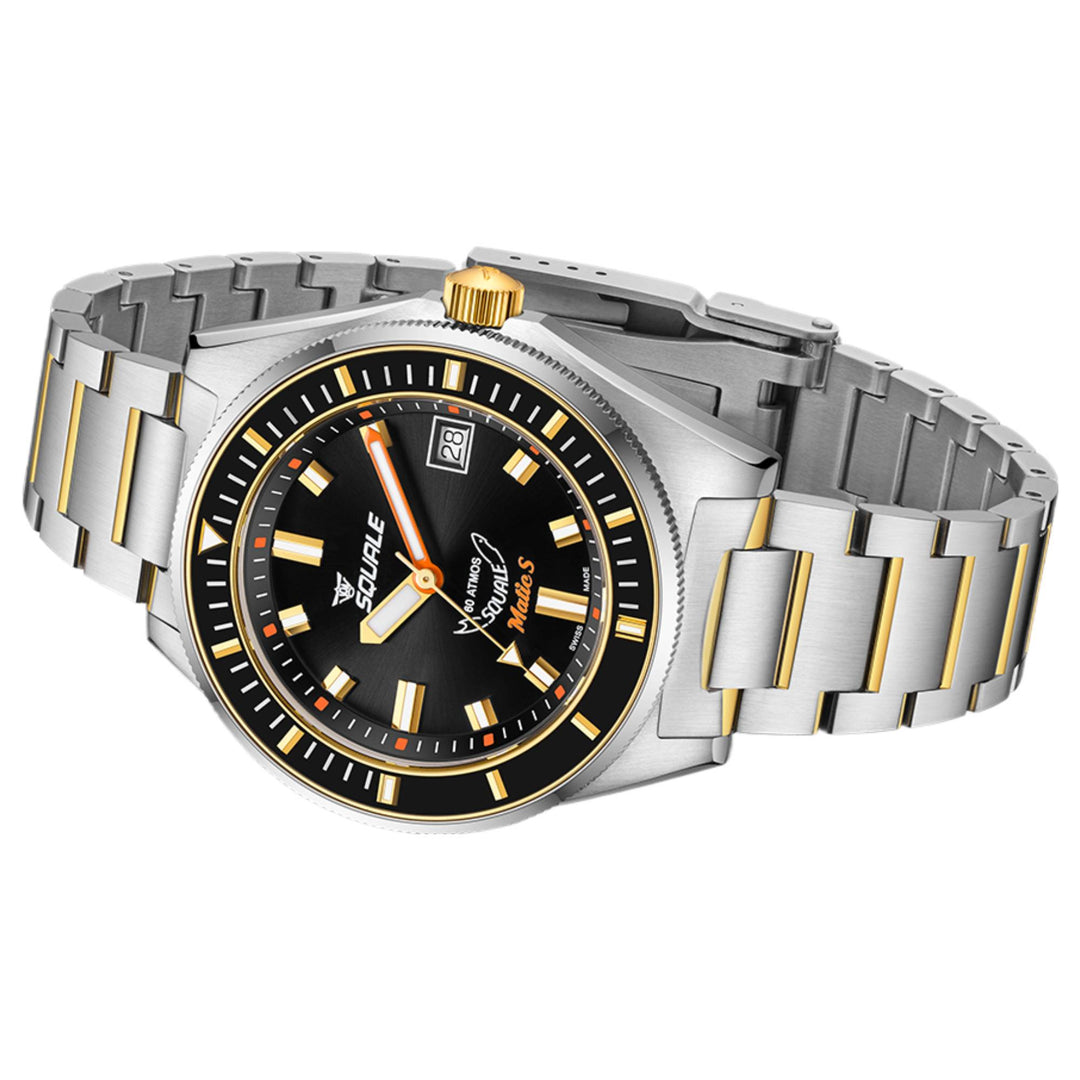 Squale MATICGBKBK.SSBI 600M Black Dial Watch