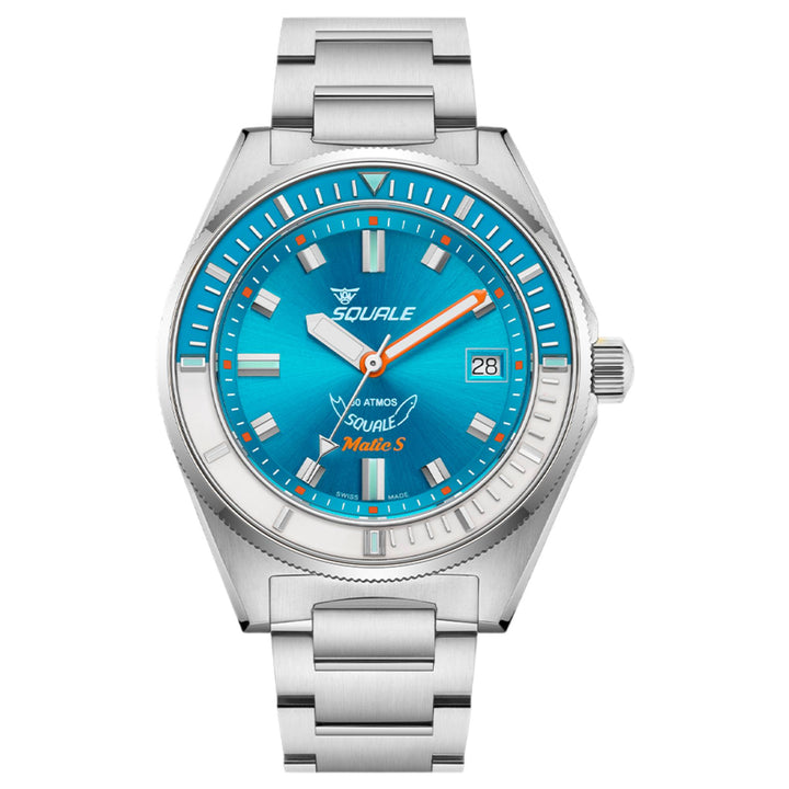 Squale MATICLBWLB.SSBX 600M Blue Dial Watch