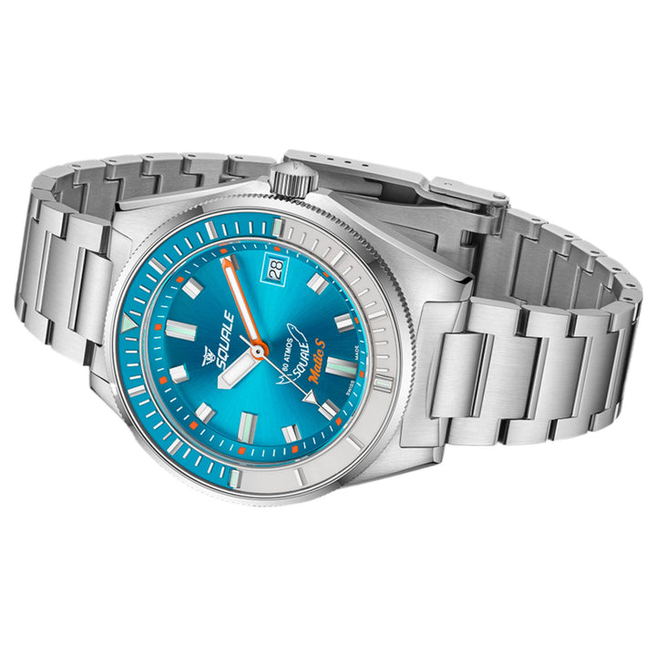 Squale MATICLBWLB.SSBX 600M Blue Dial Watch