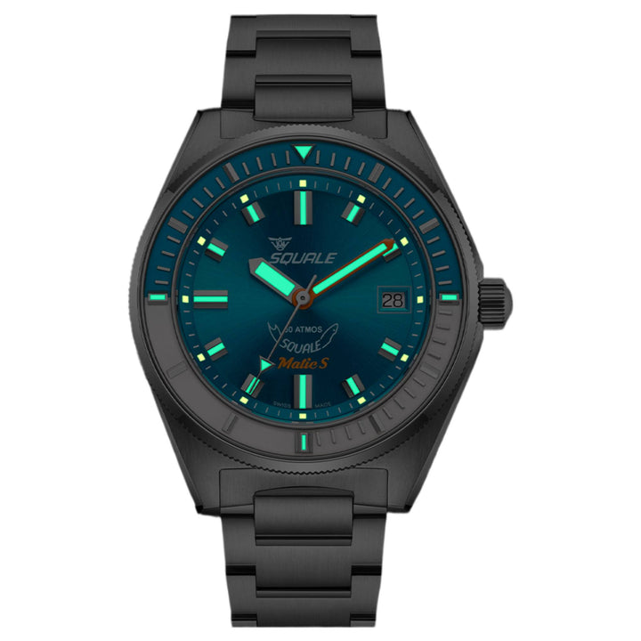 Squale MATICLBWLB.SSBX 600M Blue Dial Watch