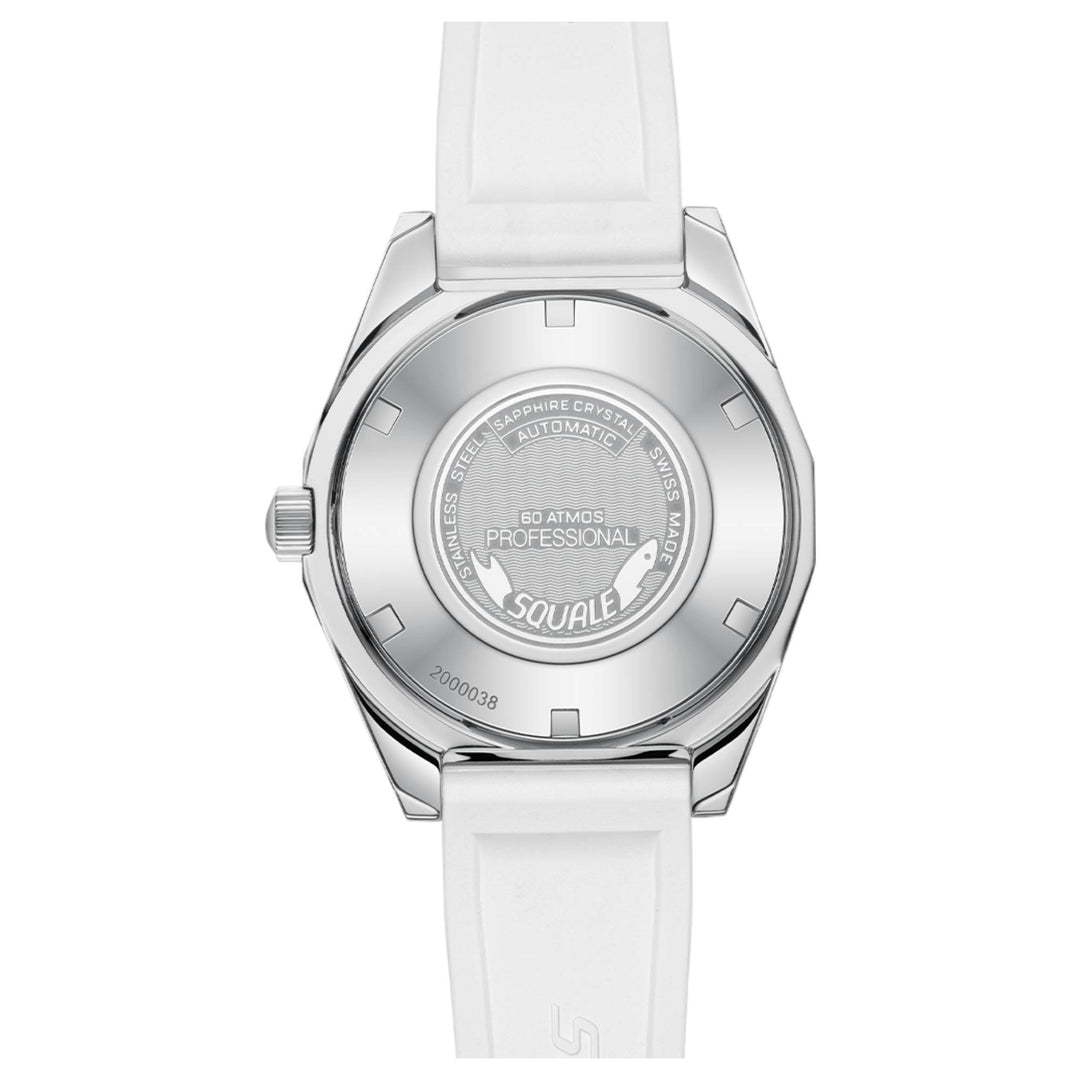 Squale MATICLBWT.MRWT 600M White Dial Watch