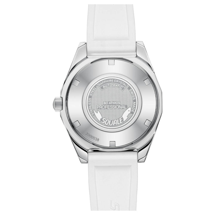 Squale MATICLBWT.MRWT 600M White Dial Watch