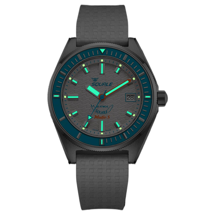 Squale MATICLBWT.MRWT 600M White Dial Watch