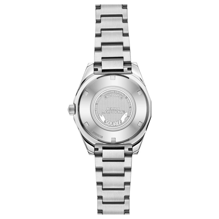 Squale MATICLBWT.SSBX 600M White Dial Watch