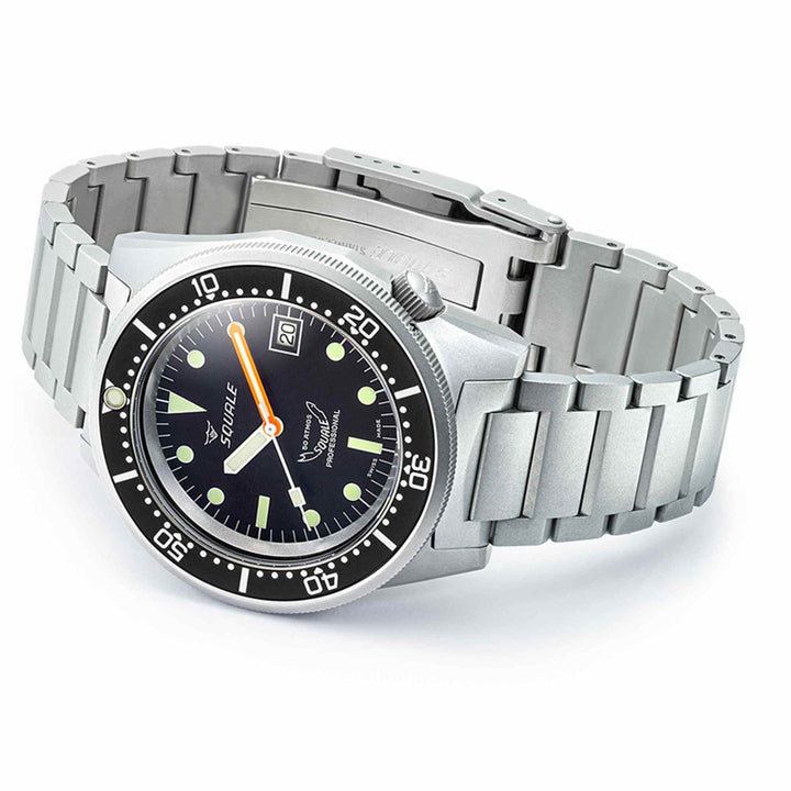 Squale 1521BKBL.SQ20S Men's Classic Dive Automatic Wristwatch - H S Johnson