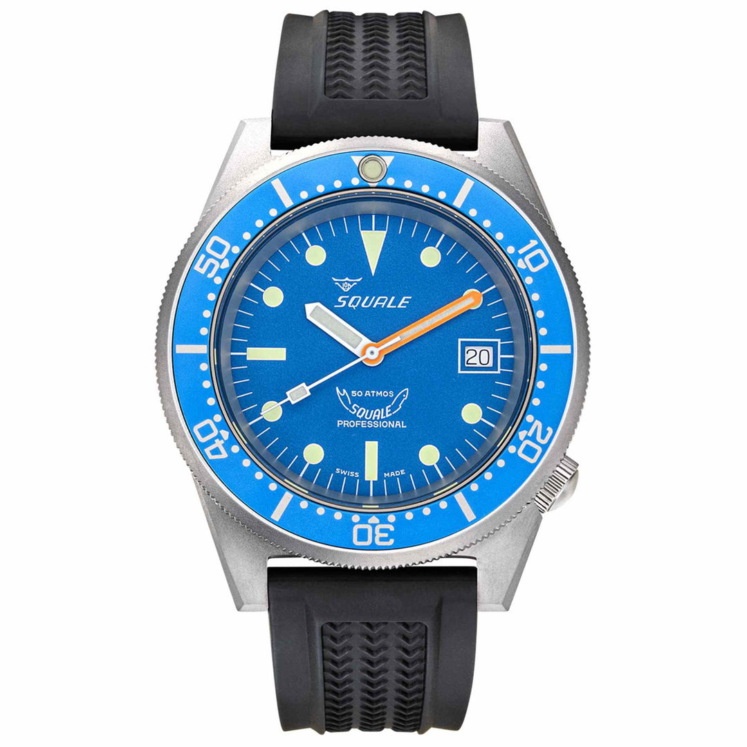 Squale 1521BLUEBL.VO Men's Classic Dive Automatic Wristwatch - H S Johnson