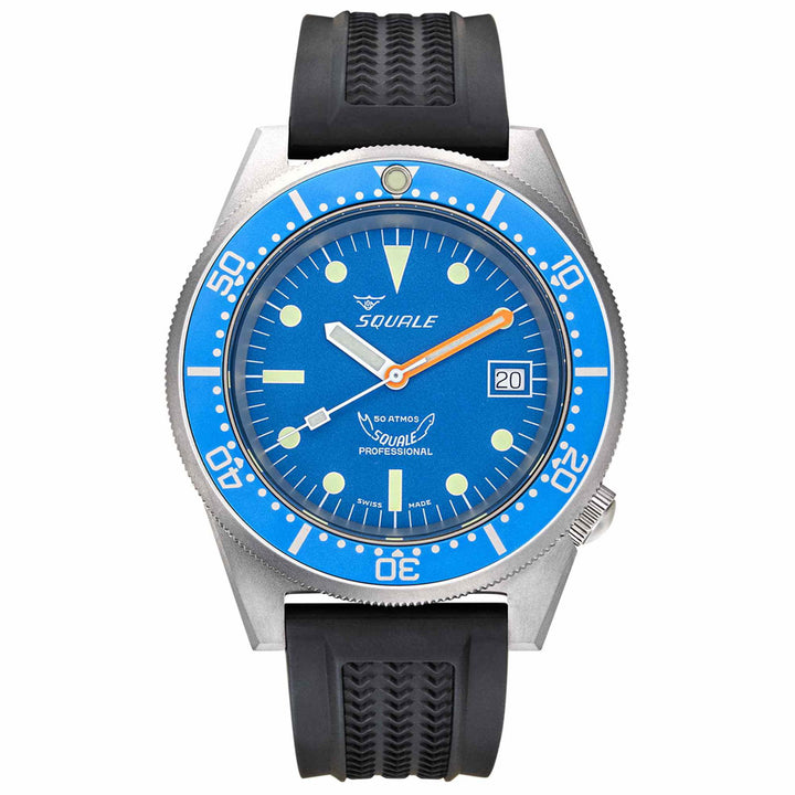 Squale 1521BLUEBL.VO Men's Classic Dive Automatic Wristwatch - H S Johnson