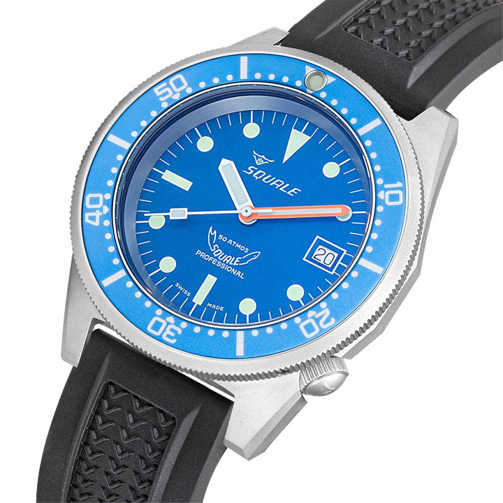 Squale 1521BLUEBL.VO Men's Classic Dive Automatic Wristwatch - H S Johnson