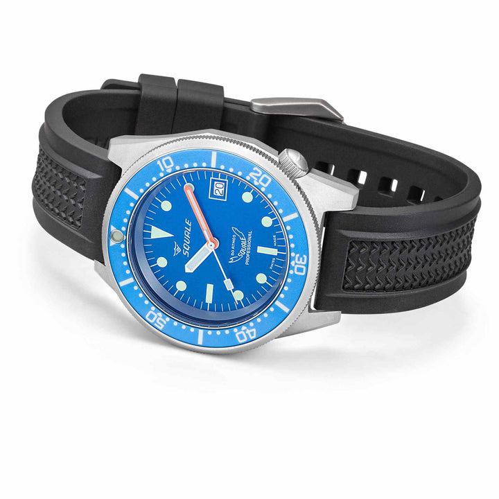 Squale 1521BLUEBL.VO Men's Classic Dive Automatic Wristwatch - H S Johnson
