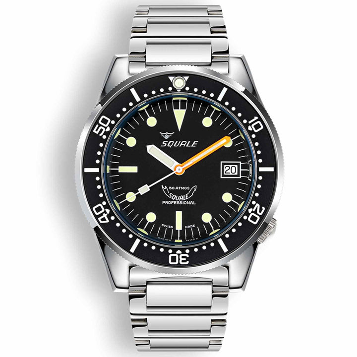 Squale 1521CL.SQ20L Men's Classic Dive Automatic Wristwatch - H S Johnson