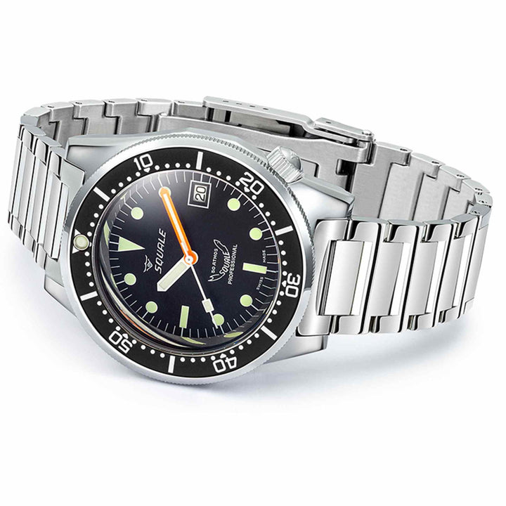 Squale 1521CL.SQ20L Men's Classic Dive Automatic Wristwatch - H S Johnson