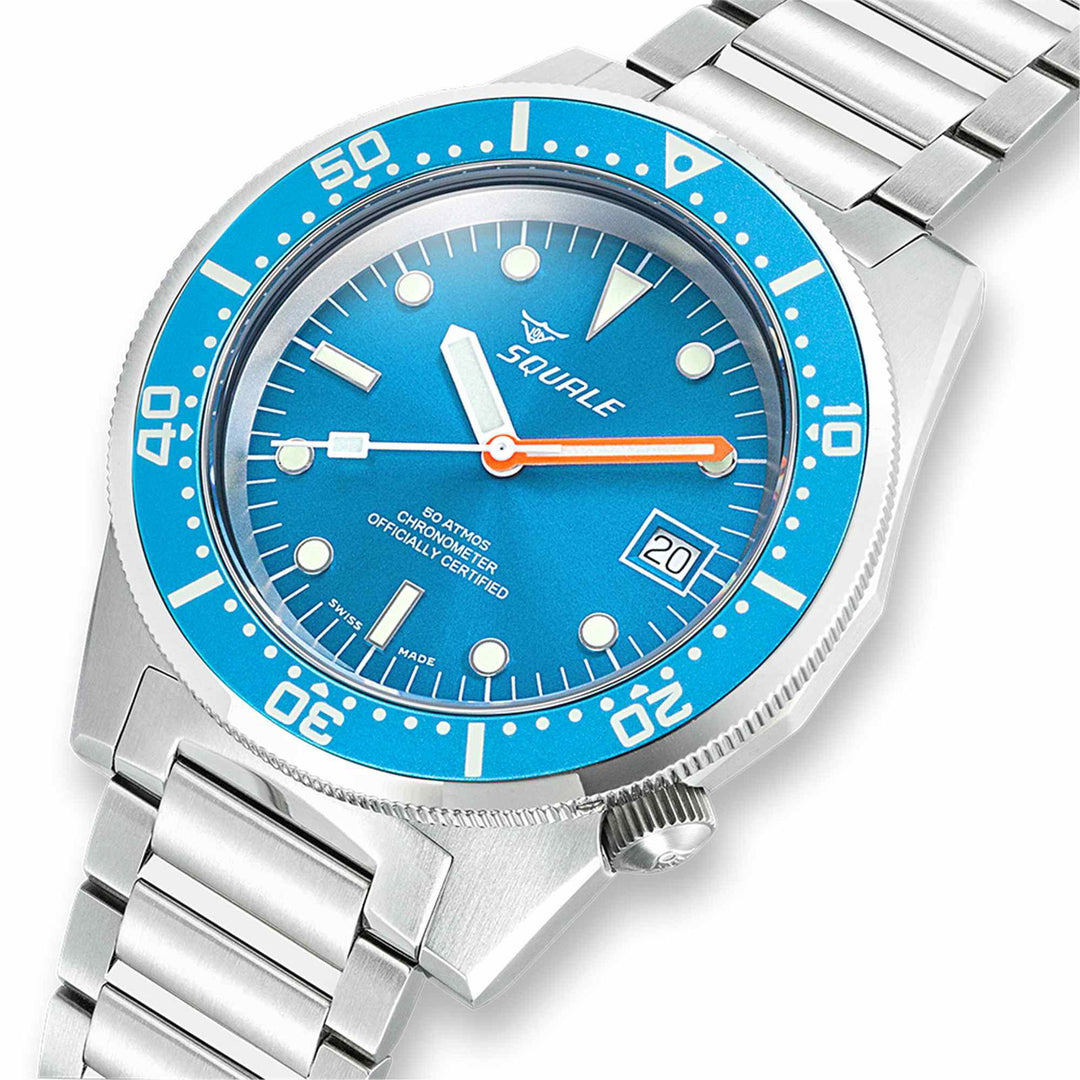 Squale 1521COSOCN.SQ20B Men's Classic COSC Automatic Wristwatch - H S Johnson