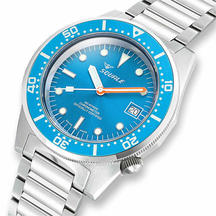 Squale 1521COSOCN.SQ20B Men's Classic COSC Automatic Wristwatch - H S Johnson