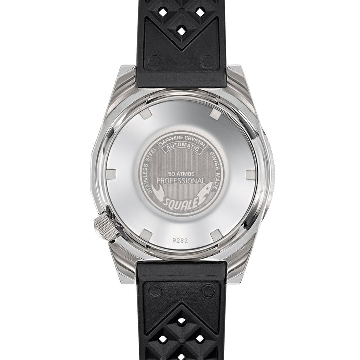 Squale 1521MIL.HT Polished Swiss Automatic Dive Wristwatch Rubber - H S Johnson
