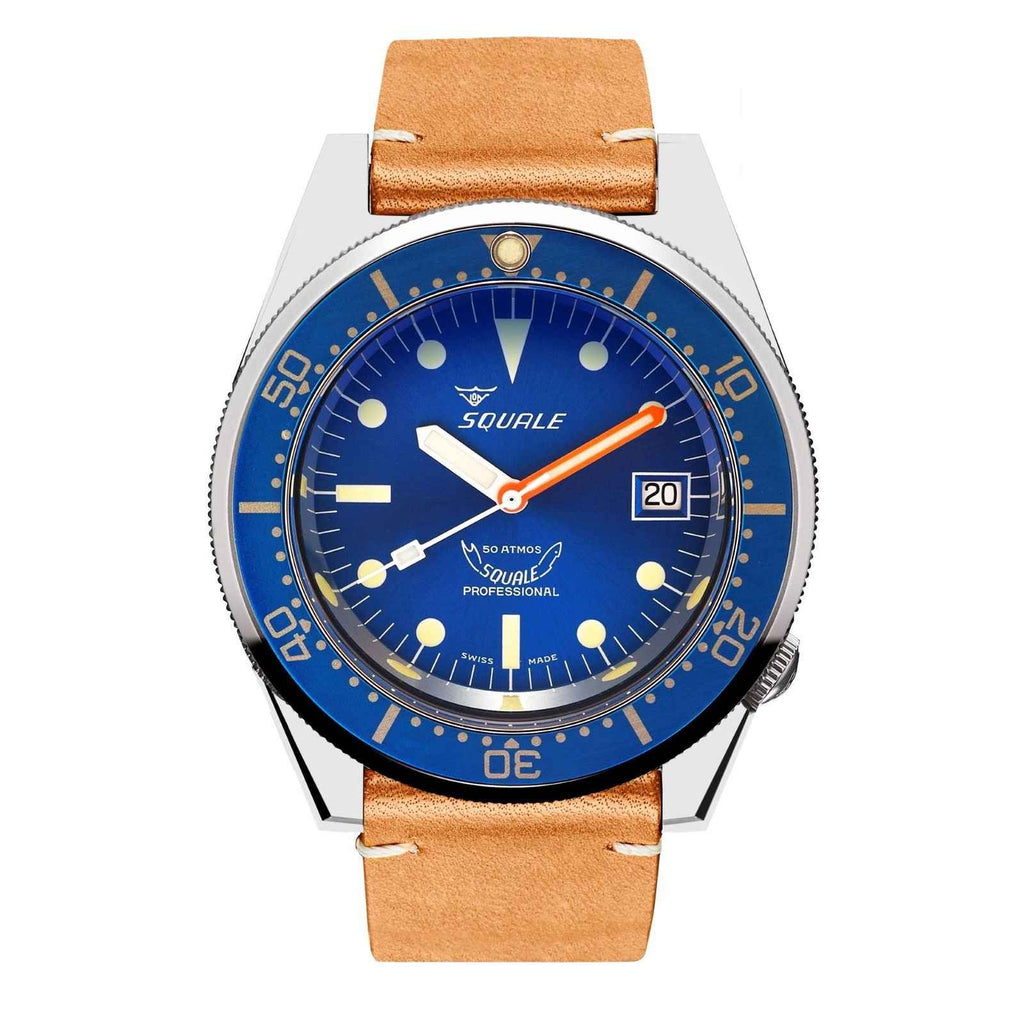 1521OCN.PC 500 Meter Swiss Automatic Dive Watch Leather