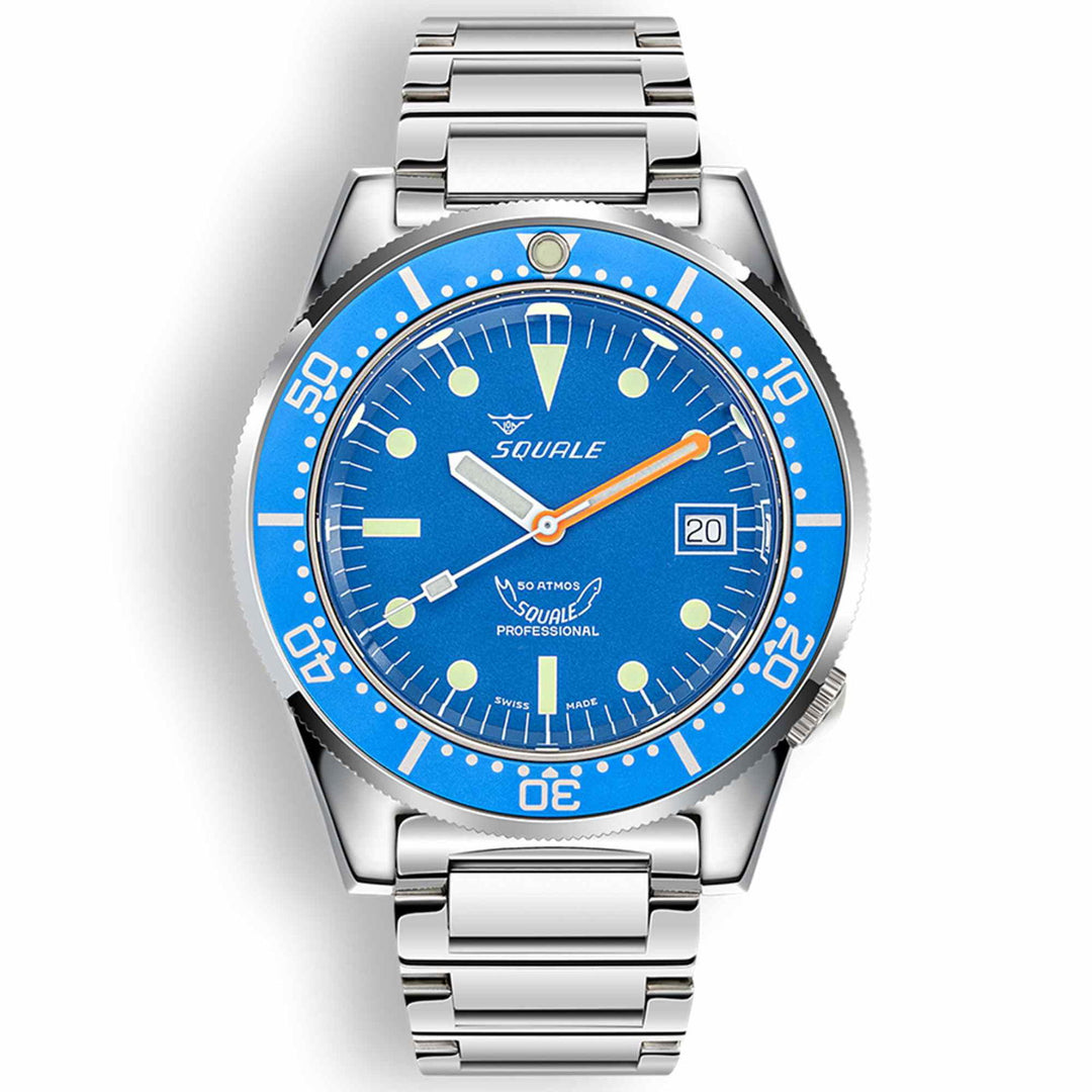 Squale 1521OCN.SQ20L Men's Classic Dive Automatic Wristwatch - H S Johnson