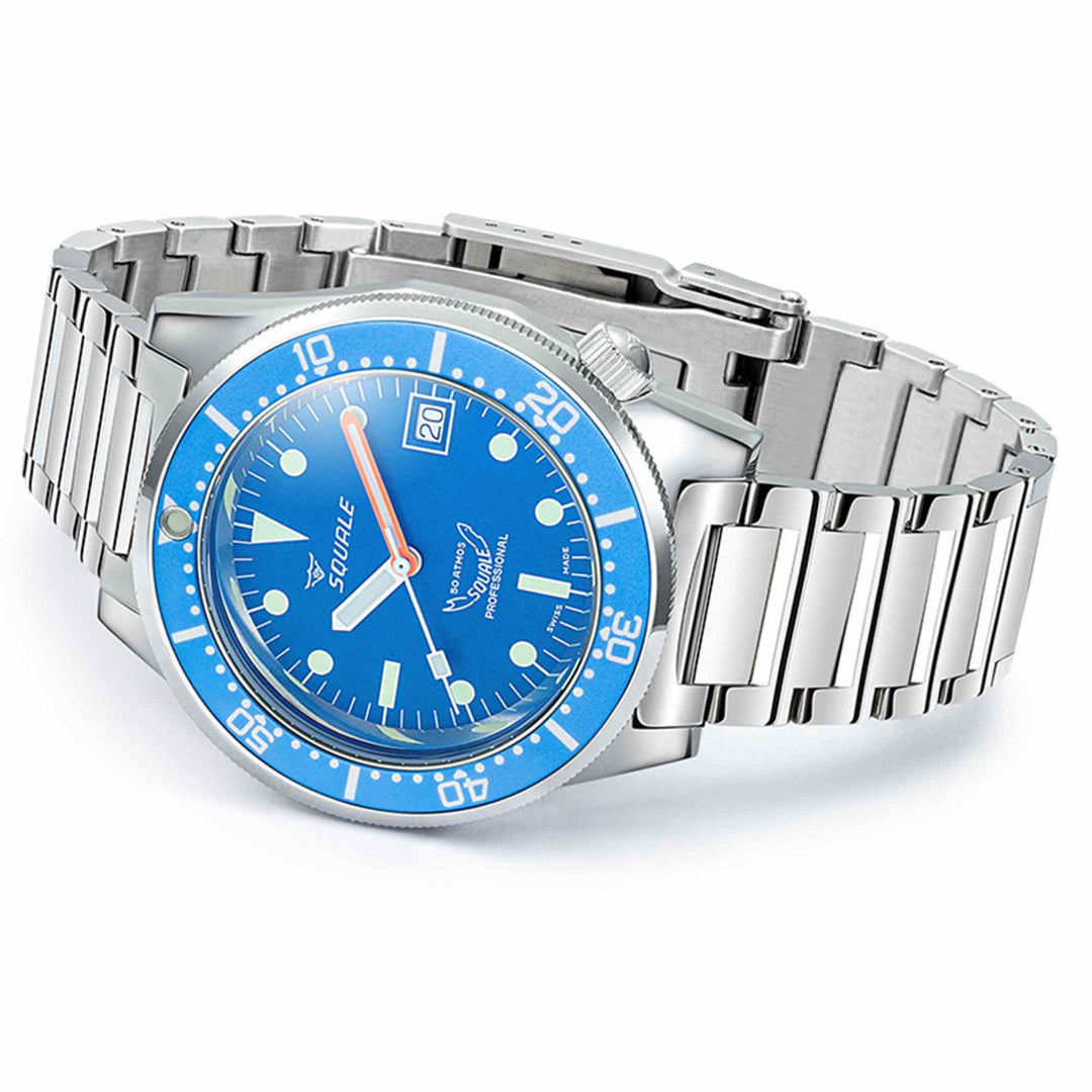 Squale 1521OCN.SQ20L Men's Classic Dive Automatic Wristwatch - H S Johnson