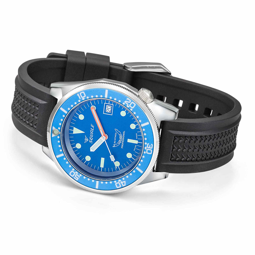 Squale 1521OCN.VO Men's Classic Dive Automatic Wristwatch - H S Johnson