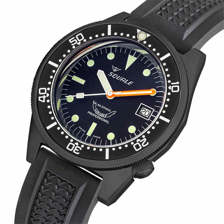 Squale 1521PVD.VO Men's Classic Dive Automatic Wristwatch - H S Johnson