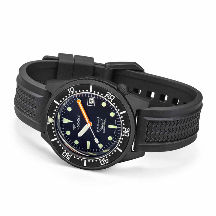 Squale 1521PVD.VO Men's Classic Dive Automatic Wristwatch - H S Johnson