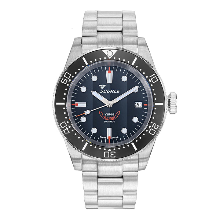 Squale 1545BKBKC.AC Swiss Automatic Dive Wristwatch - H S Johnson