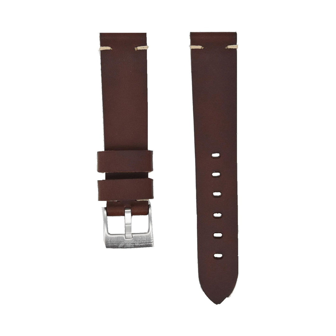Squale CINCUOBW Handmade Dark Brown Leather 20mm Strap - H S Johnson