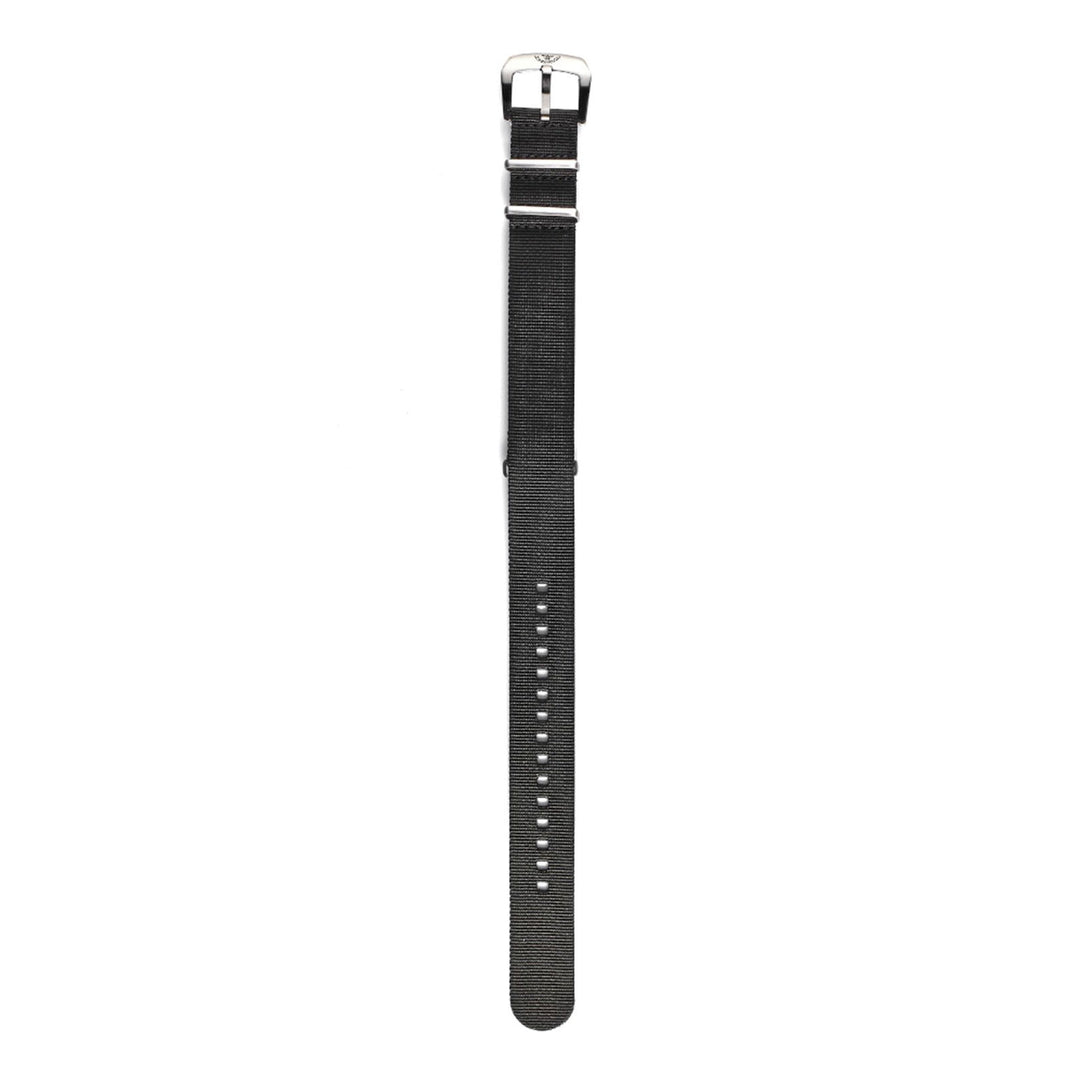Squale CNABKACC22 Black 22mm Strap - H S Johnson