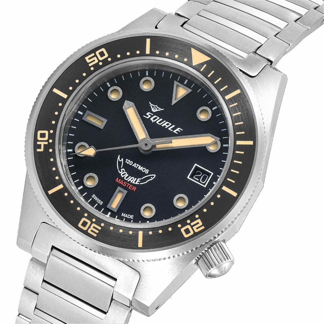 Squale MASTIBKBK.TI20 Master Titanium Automatic Wristwatch - H S Johnson