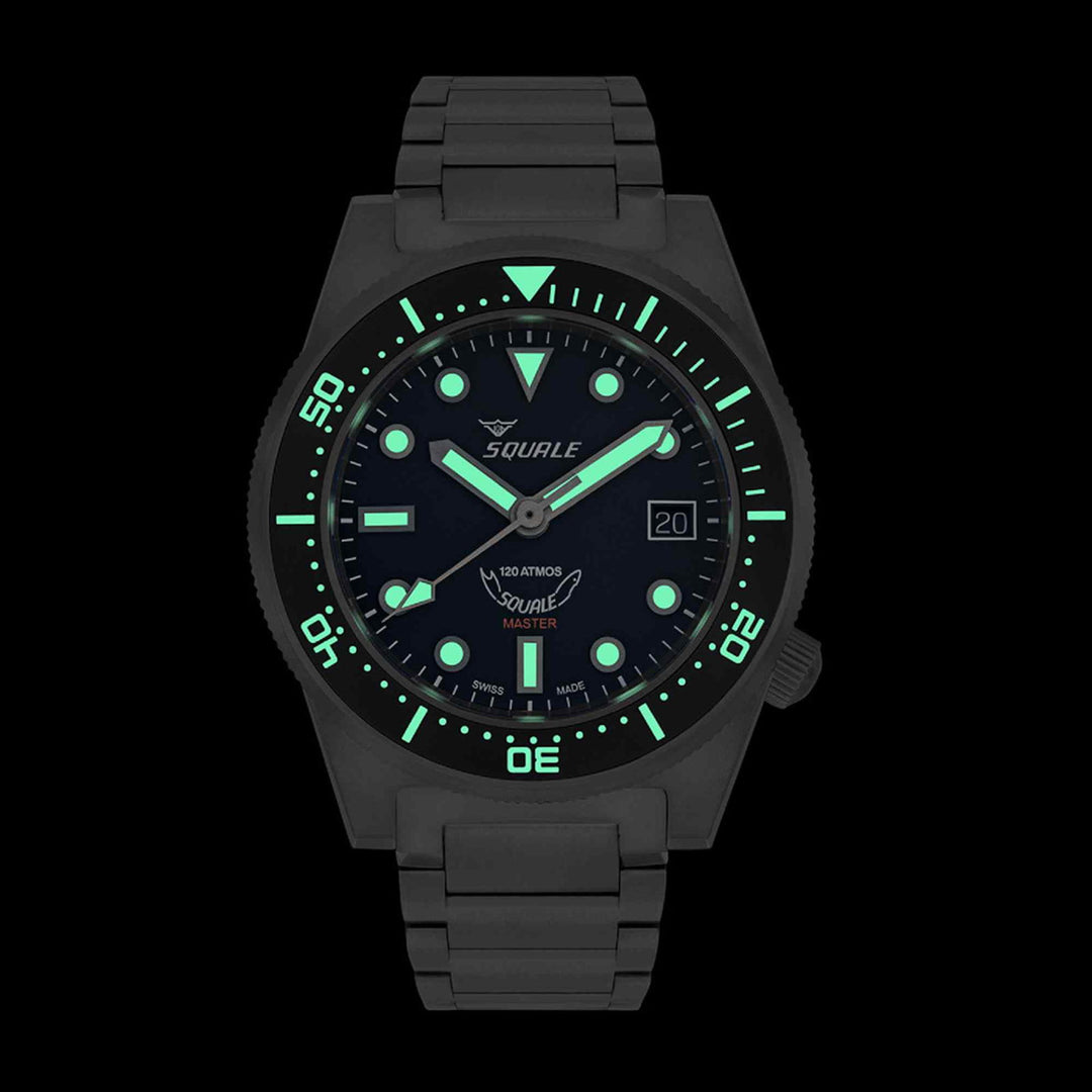 Squale MASTIBKBK.TI20 Master Titanium Automatic Wristwatch - H S Johnson