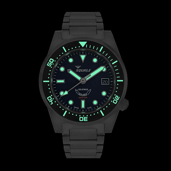 Squale MASTIBKBK.TI20 Master Titanium Automatic Wristwatch - H S Johnson