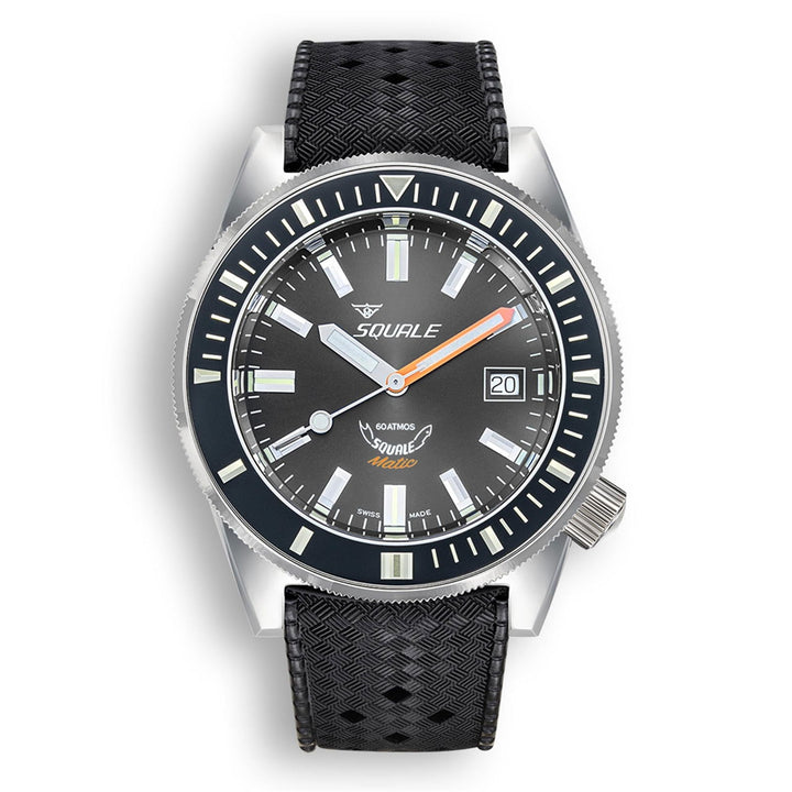 Squale MATICXSA.HT 600 Meter Swiss Automatic Dive Wristwatch Rubber - H S Johnson