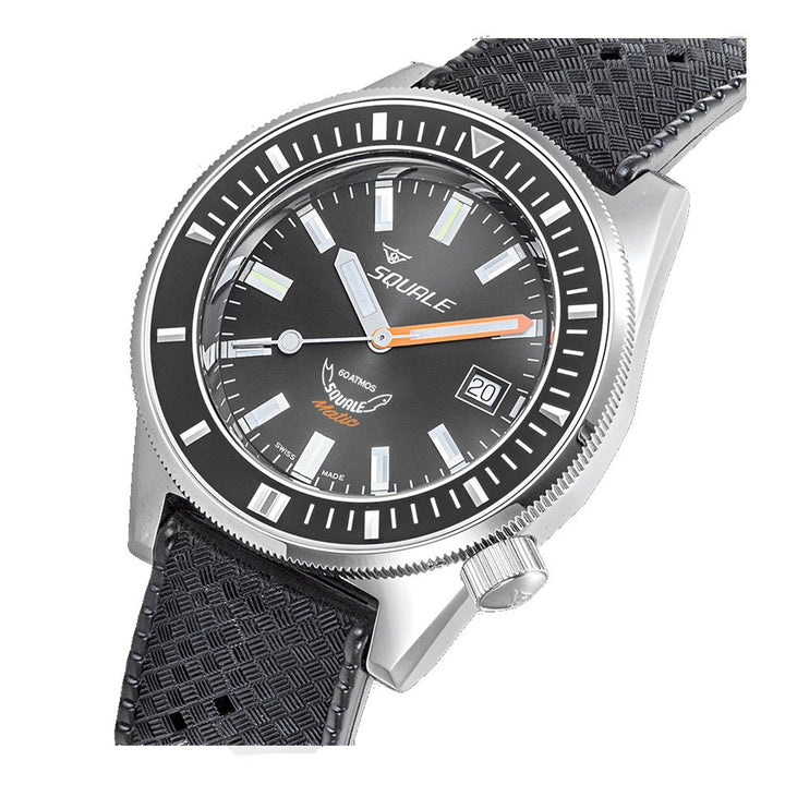 Squale MATICXSA.HT 600 Meter Swiss Automatic Dive Wristwatch Rubber - H S Johnson
