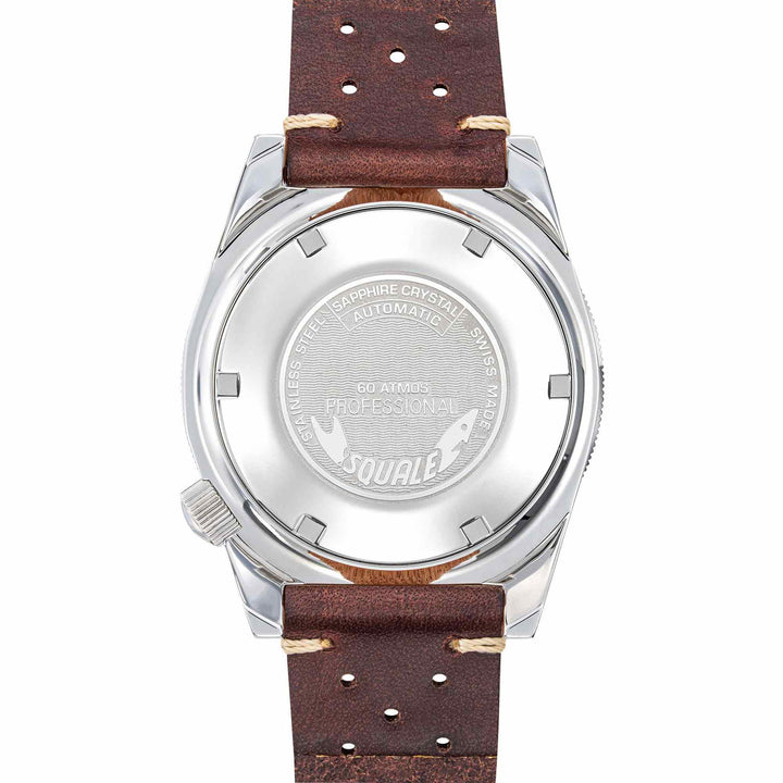 Squale MATICXSD.PTS Chocolate Leather Wristwatch - H S Johnson