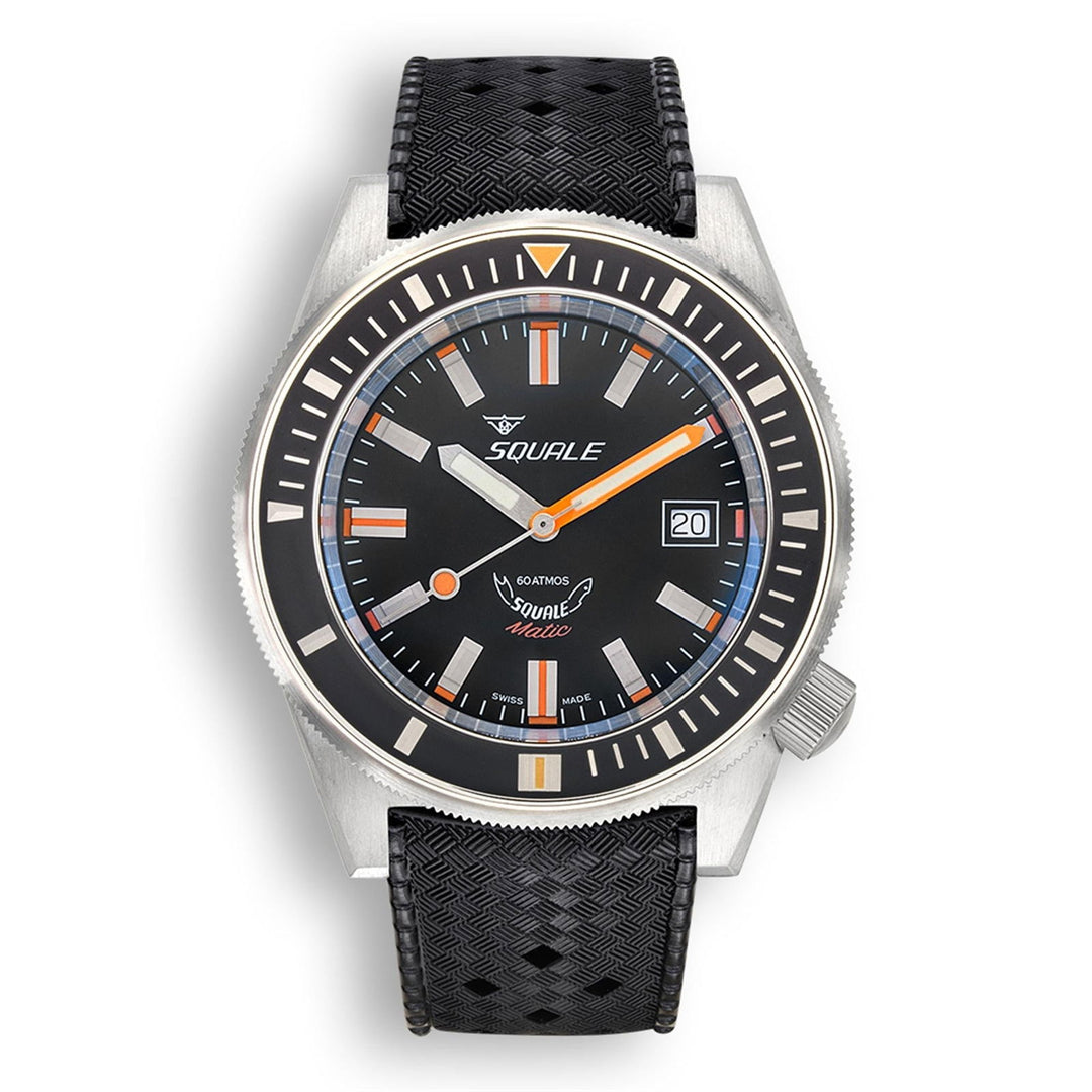 Squale MATICXSG.HT 600 Meter Swiss Automatic Dive Wristwatch Rubber - H S Johnson