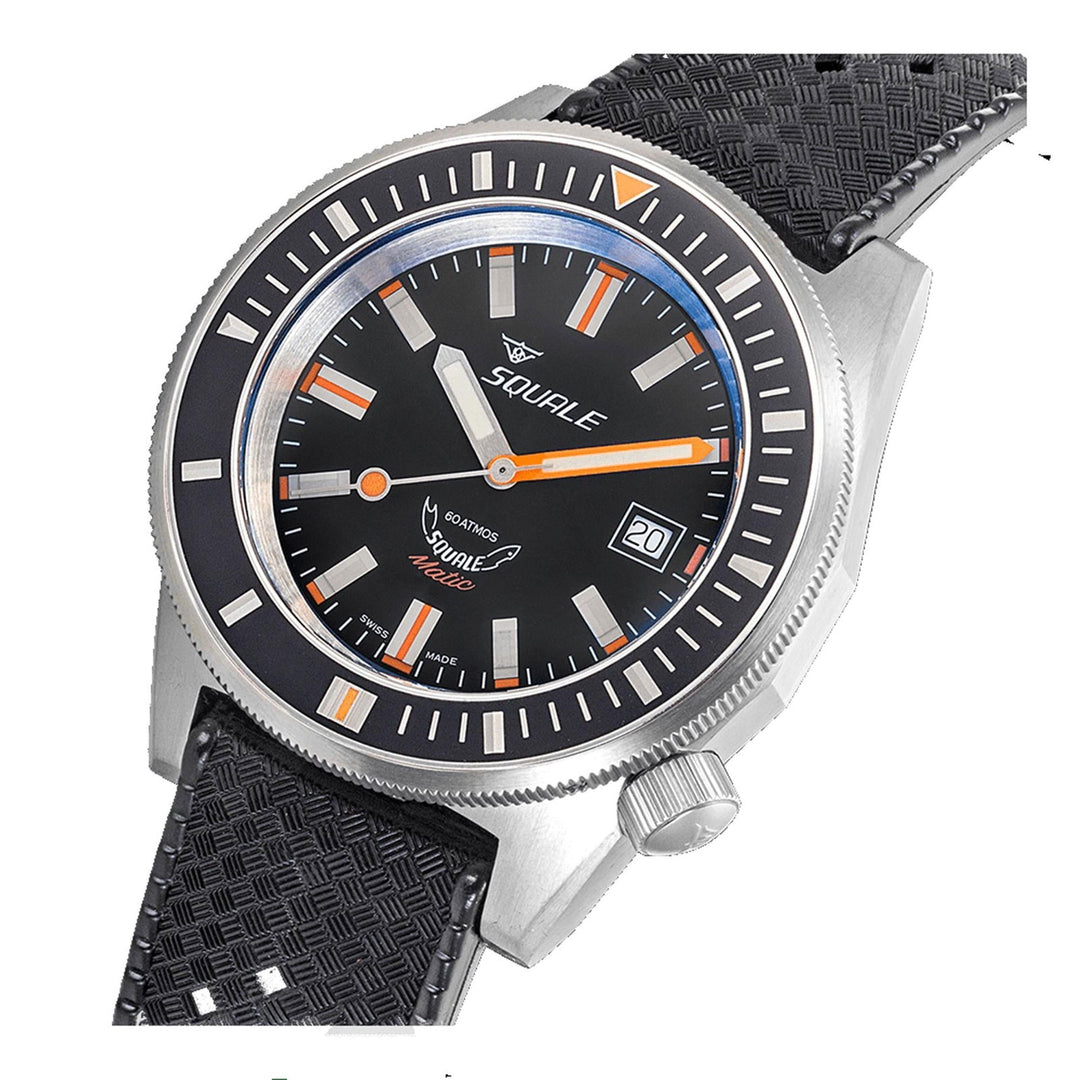 Squale MATICXSG.HT 600 Meter Swiss Automatic Dive Wristwatch Rubber - H S Johnson