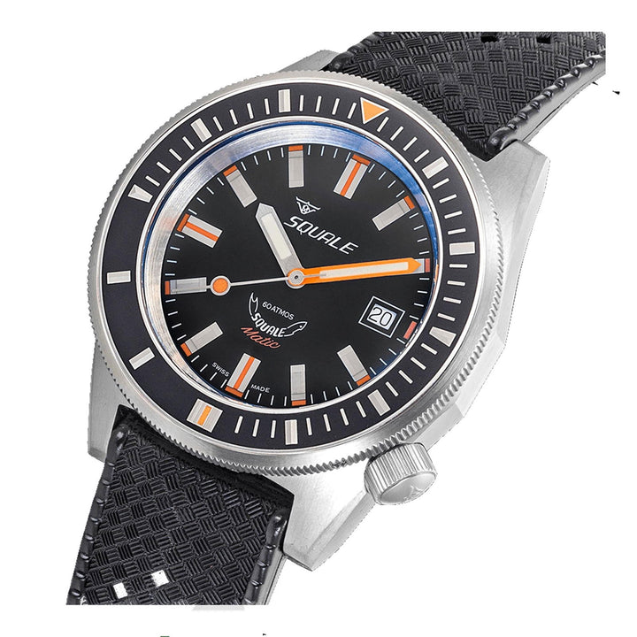 Squale MATICXSG.HT 600 Meter Swiss Automatic Dive Wristwatch Rubber - H S Johnson