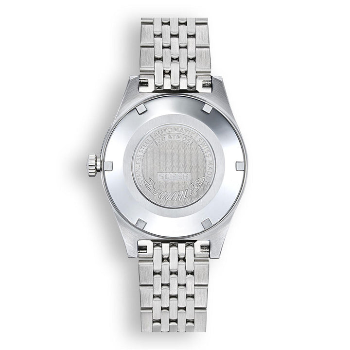 Squale SUPERSSBK.AC Black Dial Steel Bracelet Wristwatch - H S Johnson