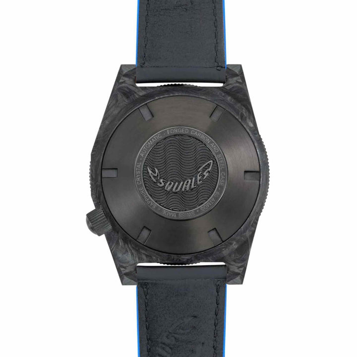 Squale T183AFCBL.RLBL  Forged Carbon Blue Wristwatch - H S Johnson