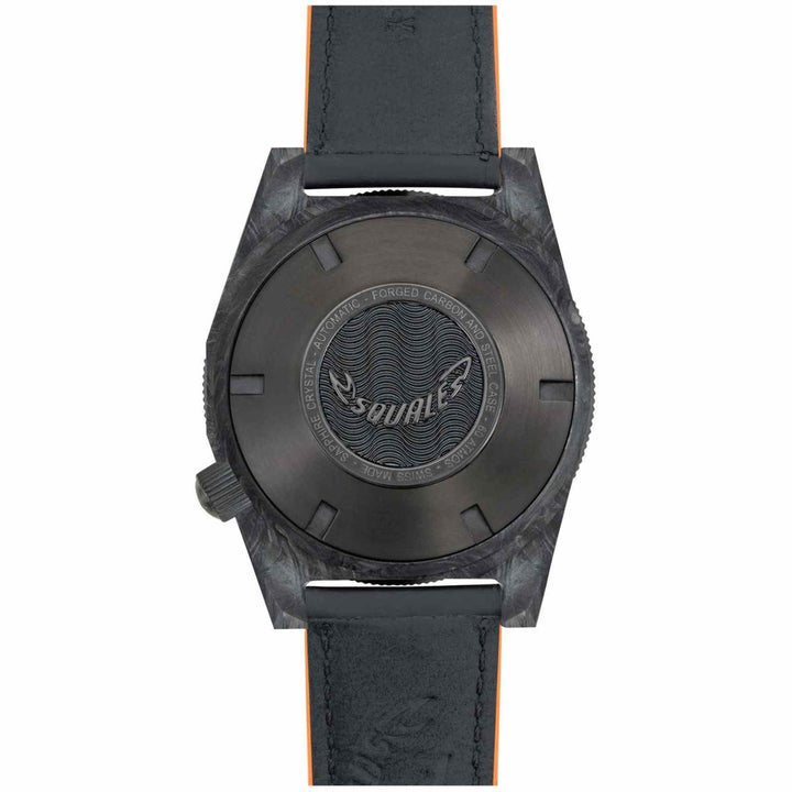 Squale T183AFCOR.RLOR Forged Carbon Orange Wristwatch - H S Johnson