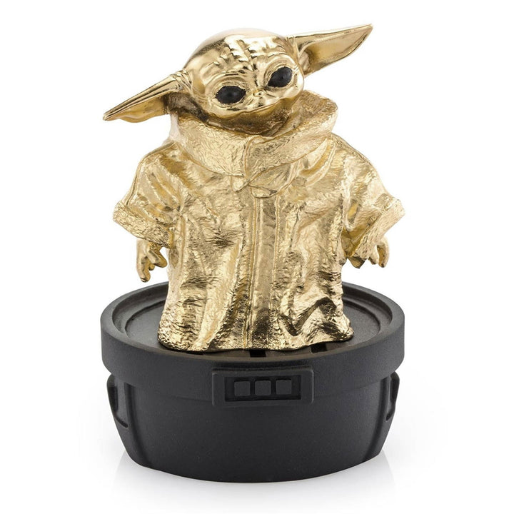Star Wars By Royal Selangor 0179024E Limited Edition Gilt Grogu Figurine - H S Johnson