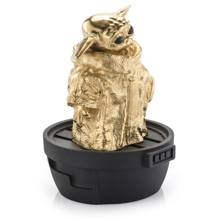 Star Wars By Royal Selangor 0179024E Limited Edition Gilt Grogu Figurine - H S Johnson