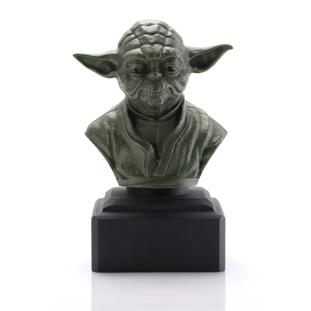 Star Wars By Royal Selangor 0179030C04 Limited Edition Green Yoda Bust Figurine - H S Johnson