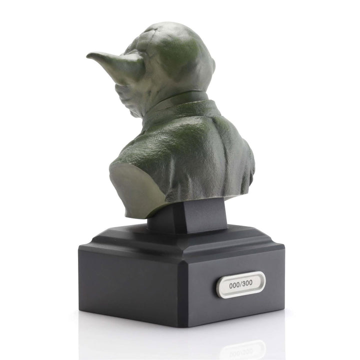 Star Wars By Royal Selangor 0179030C04 Limited Edition Green Yoda Bust Figurine - H S Johnson