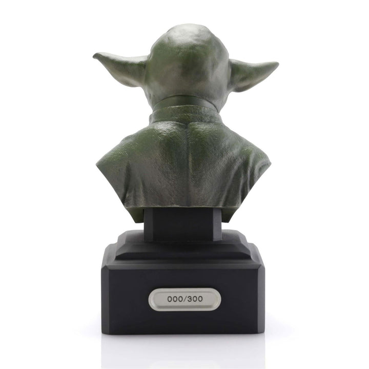 Star Wars By Royal Selangor 0179030C04 Limited Edition Green Yoda Bust Figurine - H S Johnson