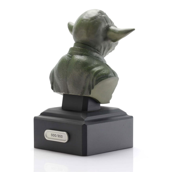 Star Wars By Royal Selangor 0179030C04 Limited Edition Green Yoda Bust Figurine - H S Johnson