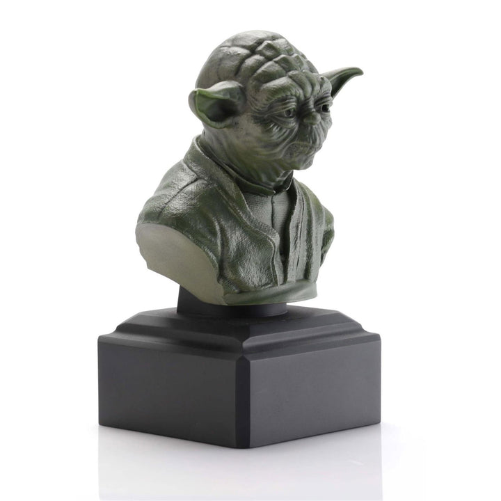 Star Wars By Royal Selangor 0179030C04 Limited Edition Green Yoda Bust Figurine - H S Johnson