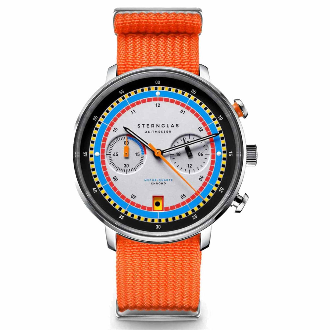 Sternglas S01-HC36-FI02 Men's Hamburg Chrono Regatta Wristwatch - H S Johnson